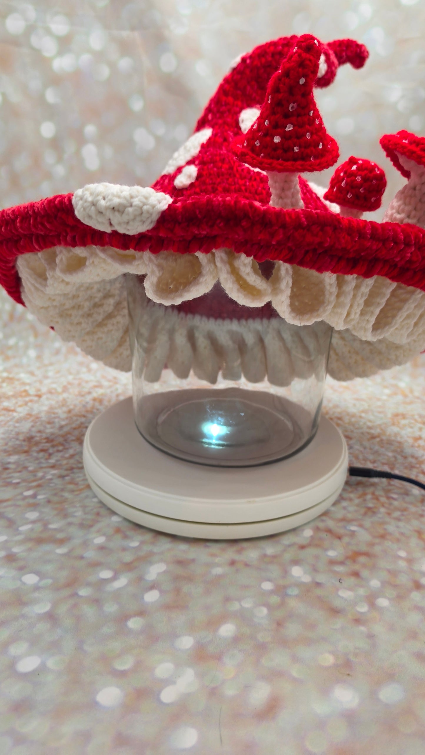 Red and White Twisted Toadstool