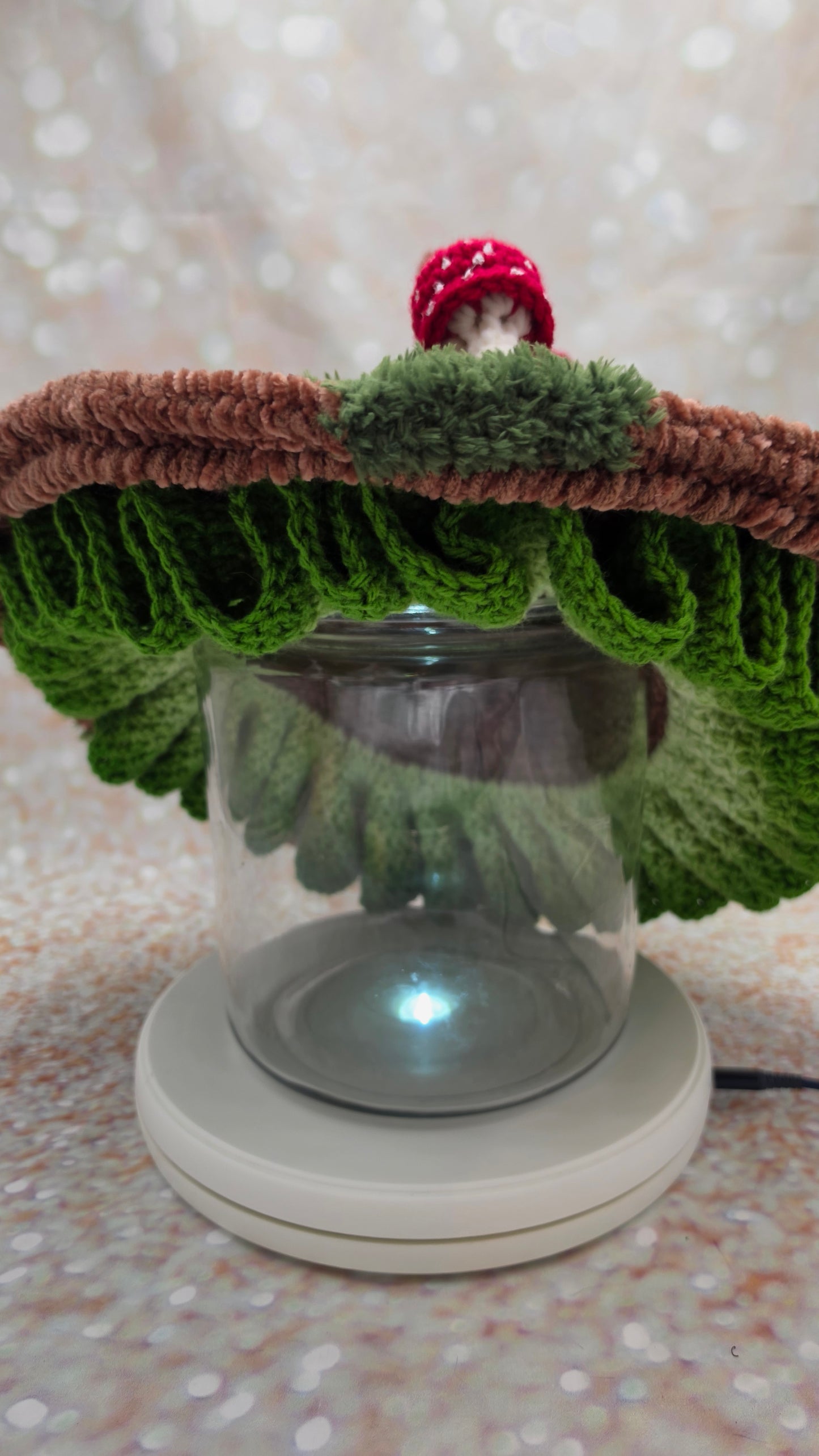 Mossy Mushroom Twisted Toadstool Hat