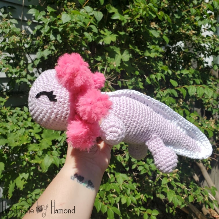 Chubby Bubby Axolotl **PATTERN ONLY**
