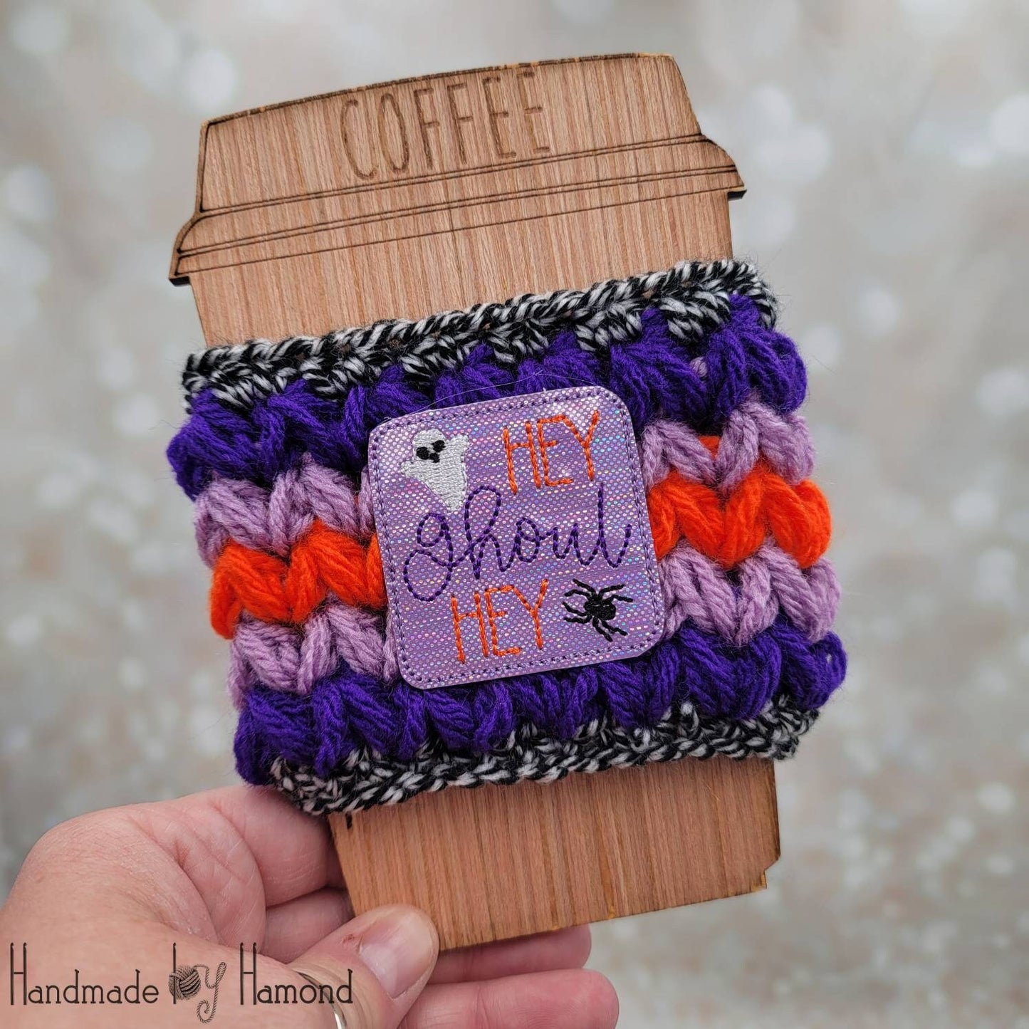 Halloween Coffee Cozies, Hot Coffee Sleeve, Iced Drink Sleeve