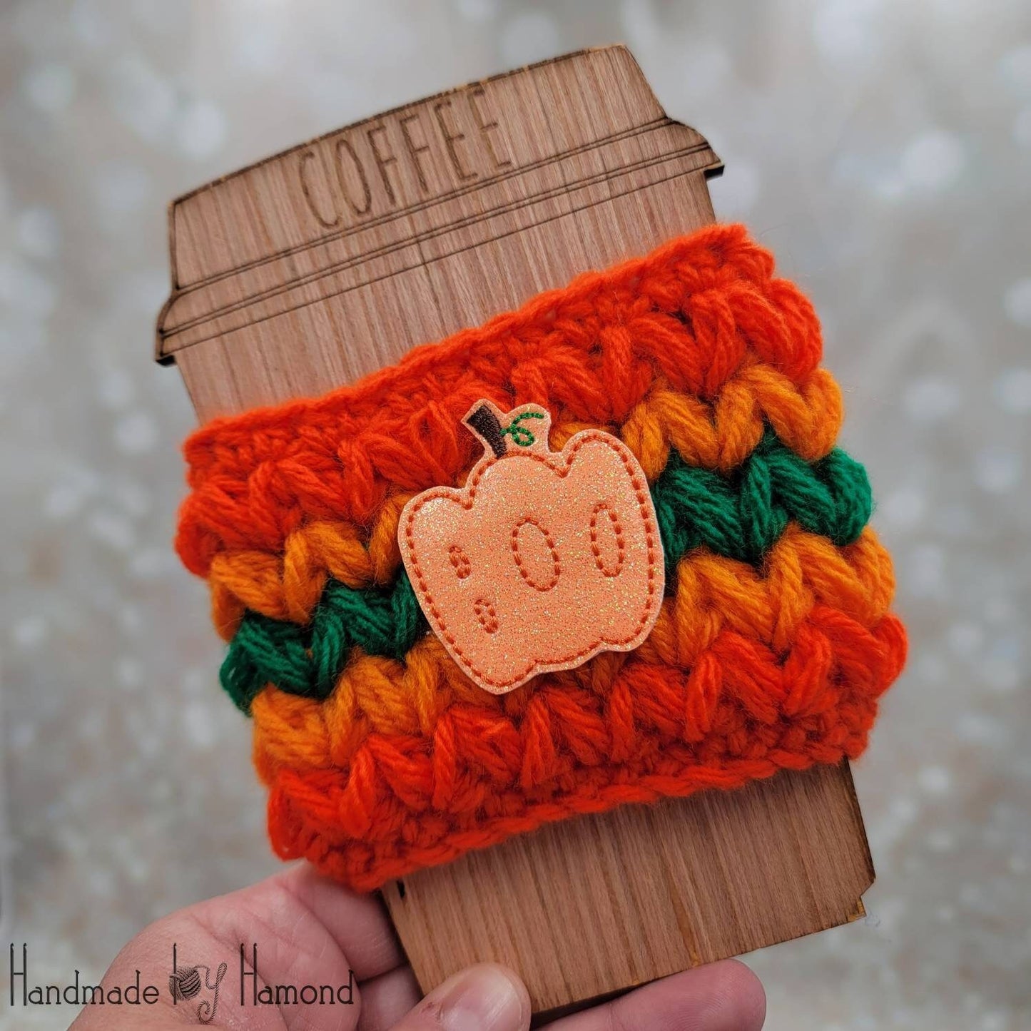 Halloween Coffee Cozies, Hot Coffee Sleeve, Iced Drink Sleeve