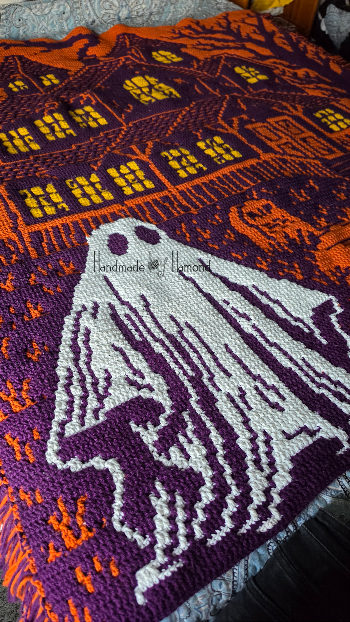 Phantom Manor Mosaic Crochet Blanket