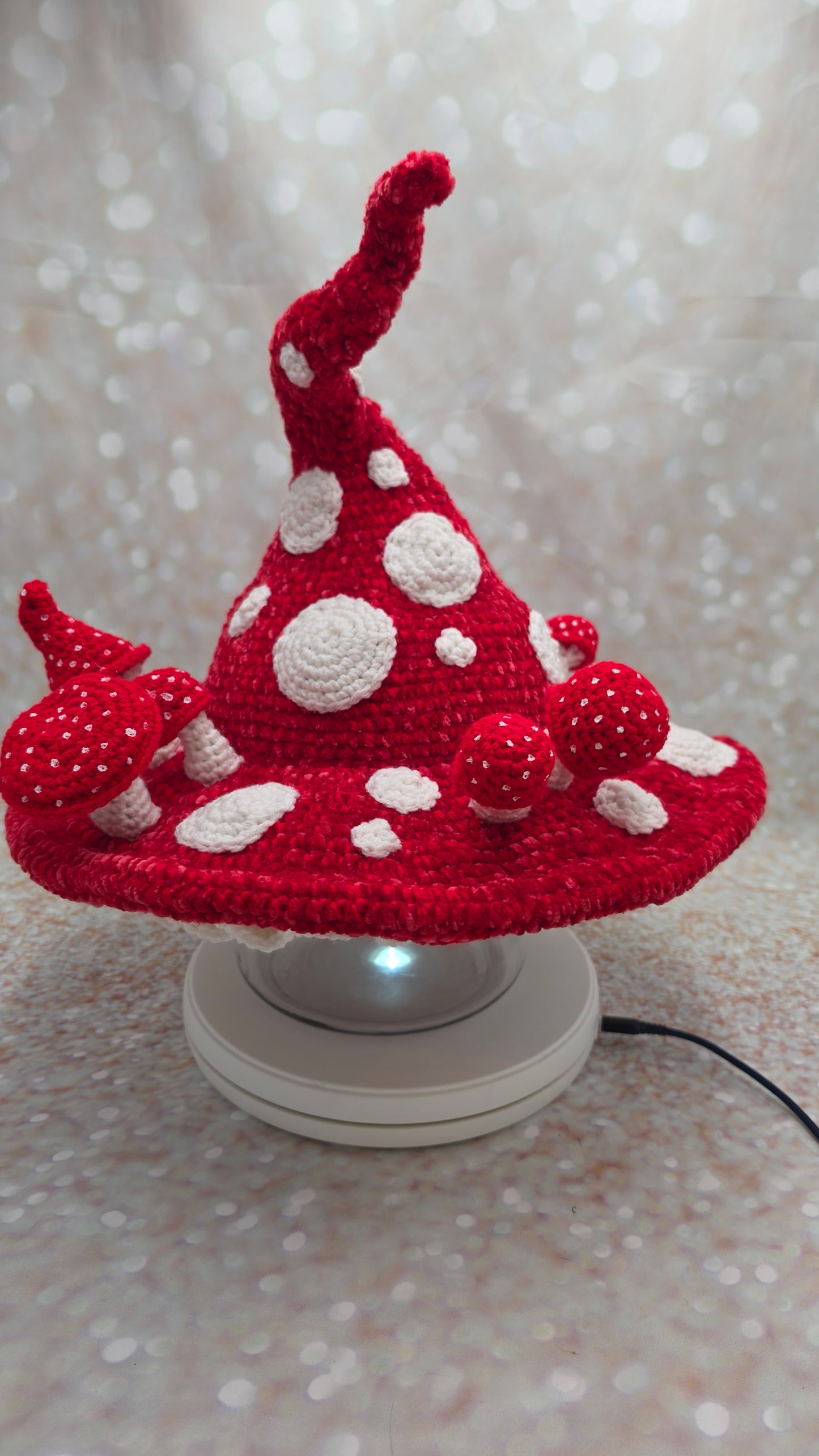 Red and White Twisted Toadstool