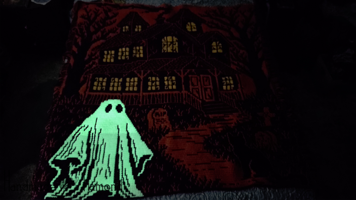 Phantom Manor Mosaic Crochet Blanket