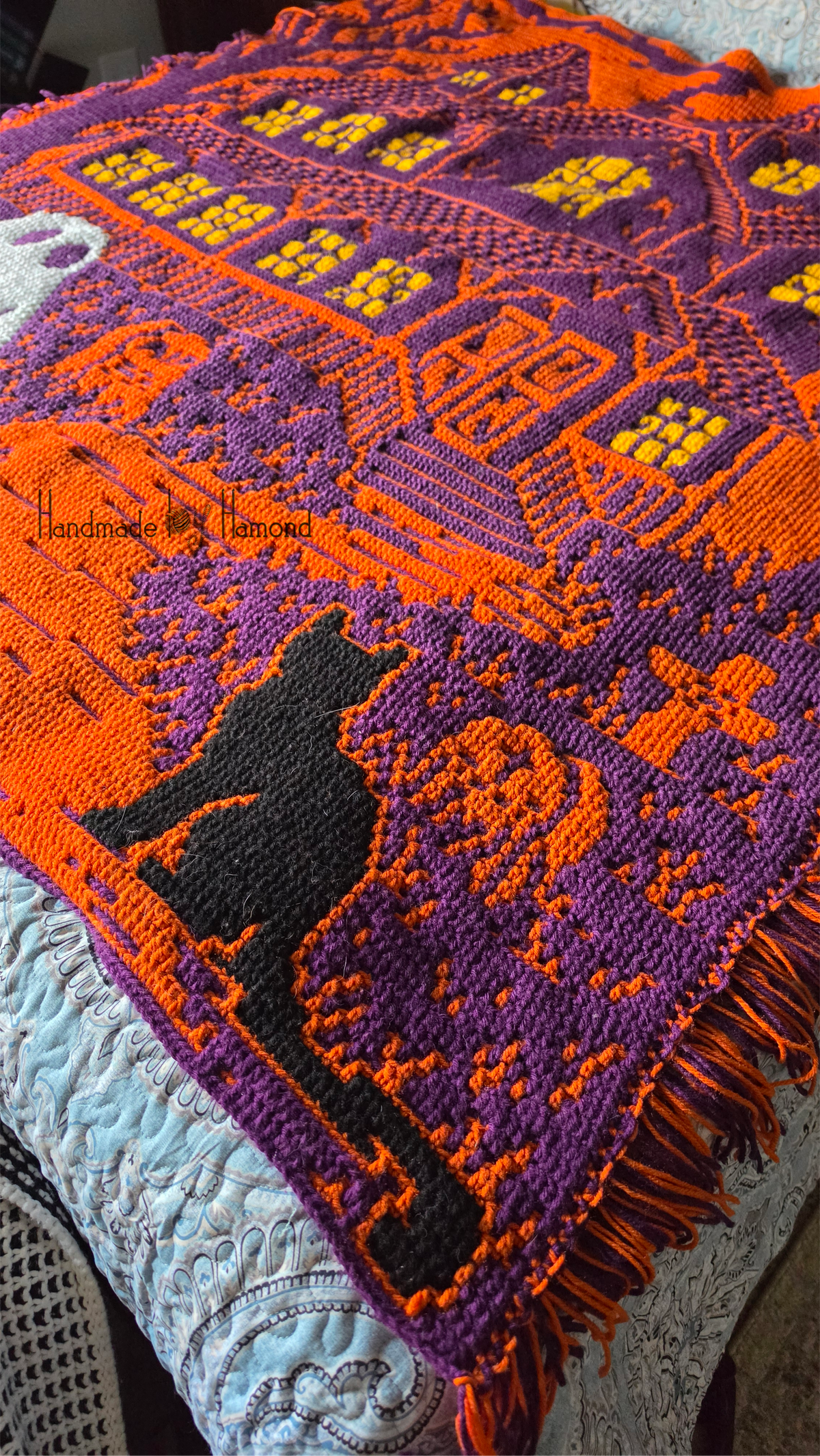 Phantom Manor Mosaic Crochet Blanket