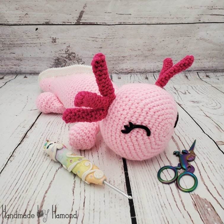 Chubby Bubby Axolotl **PATTERN ONLY**