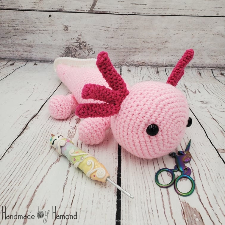 Chubby Bubby Axolotl **PATTERN ONLY**